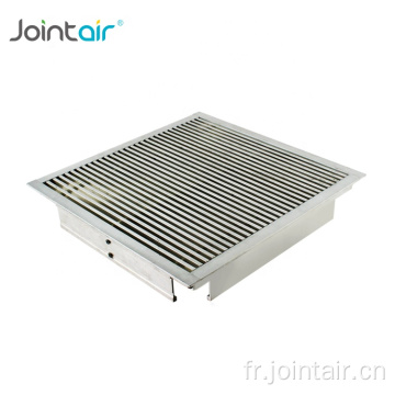 Diffuseur de grille de grille de barre linéaire de métal décoratif